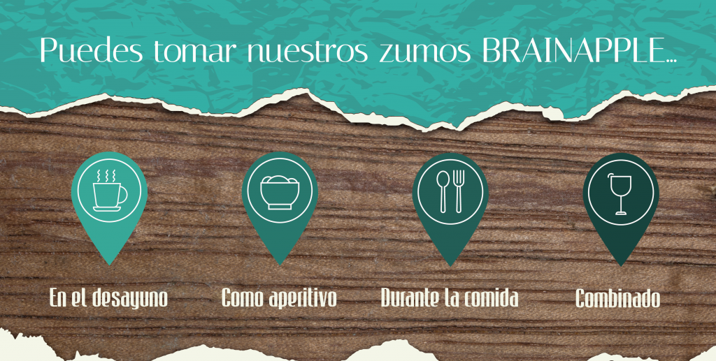 Cómo tomar zumo ecológico Brainapple Vi