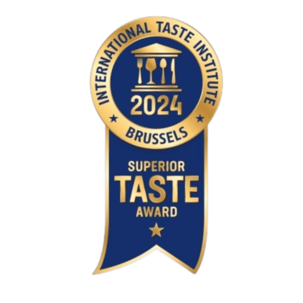 Premio Superior Taste Award 2024 otorgado a Brainapple por el International Taste Institute de Bruselas por su gran sabor y sus cualidades naturales veganas y saludables